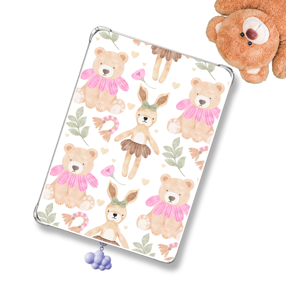 Kids Sticker Look Kindle Insert for Clear Case | Bookish Accessories