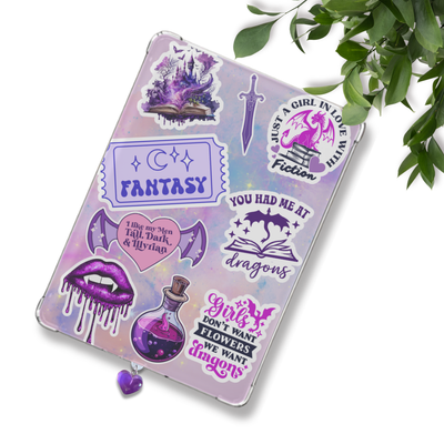 Fantasy Sticker Look Insert for Clear Case | Bookish Accessories