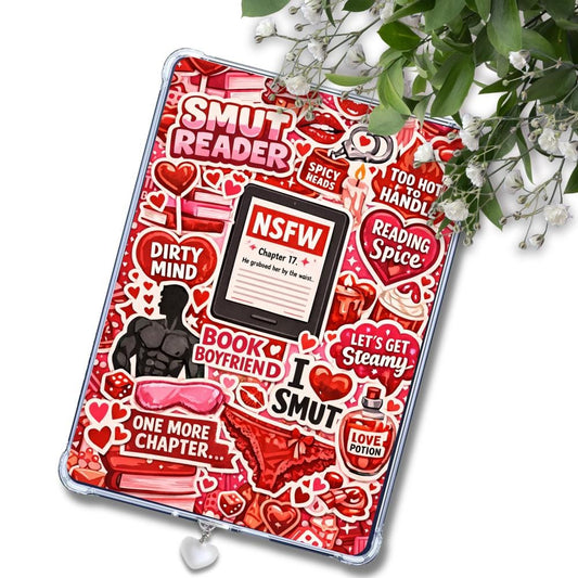 Red NSFW Reader: Kindle or eReader Decor for Book Lovers