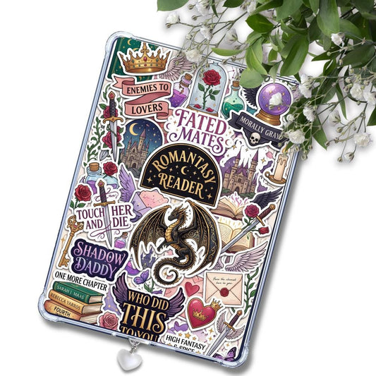 Romantasy Reader Gem Color: Kindle or eReader Decor for Book Lovers