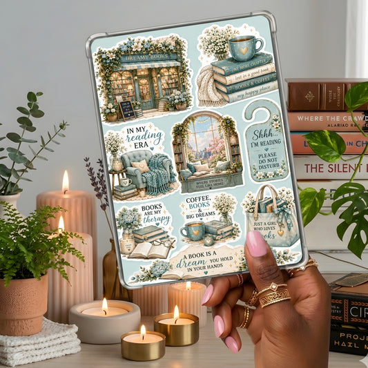 Dreamy Books shown on a handheld eReader