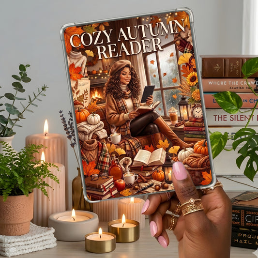 Latina Cozy Autumn Reader shown on a handheld eReader