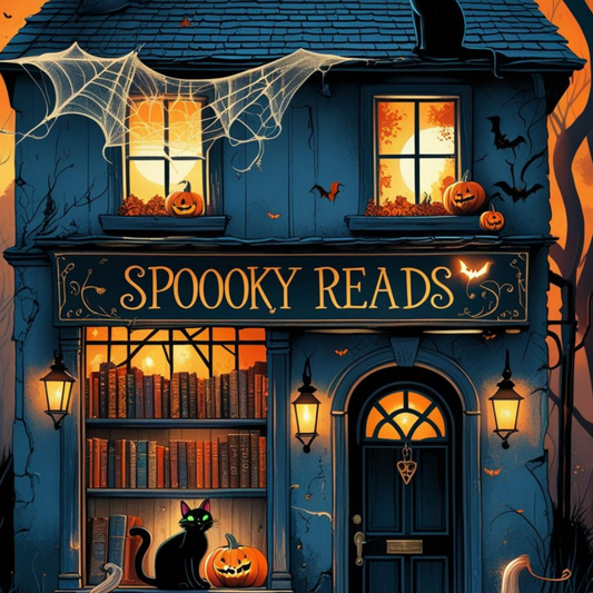 Spooky Reads shown on a handheld eReader
