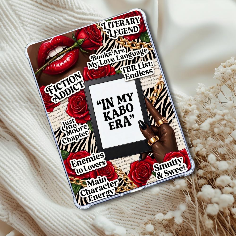 Sexy Roses Kabo Era Melanin Girl: Kindle or eReader Decor for Book Lovers