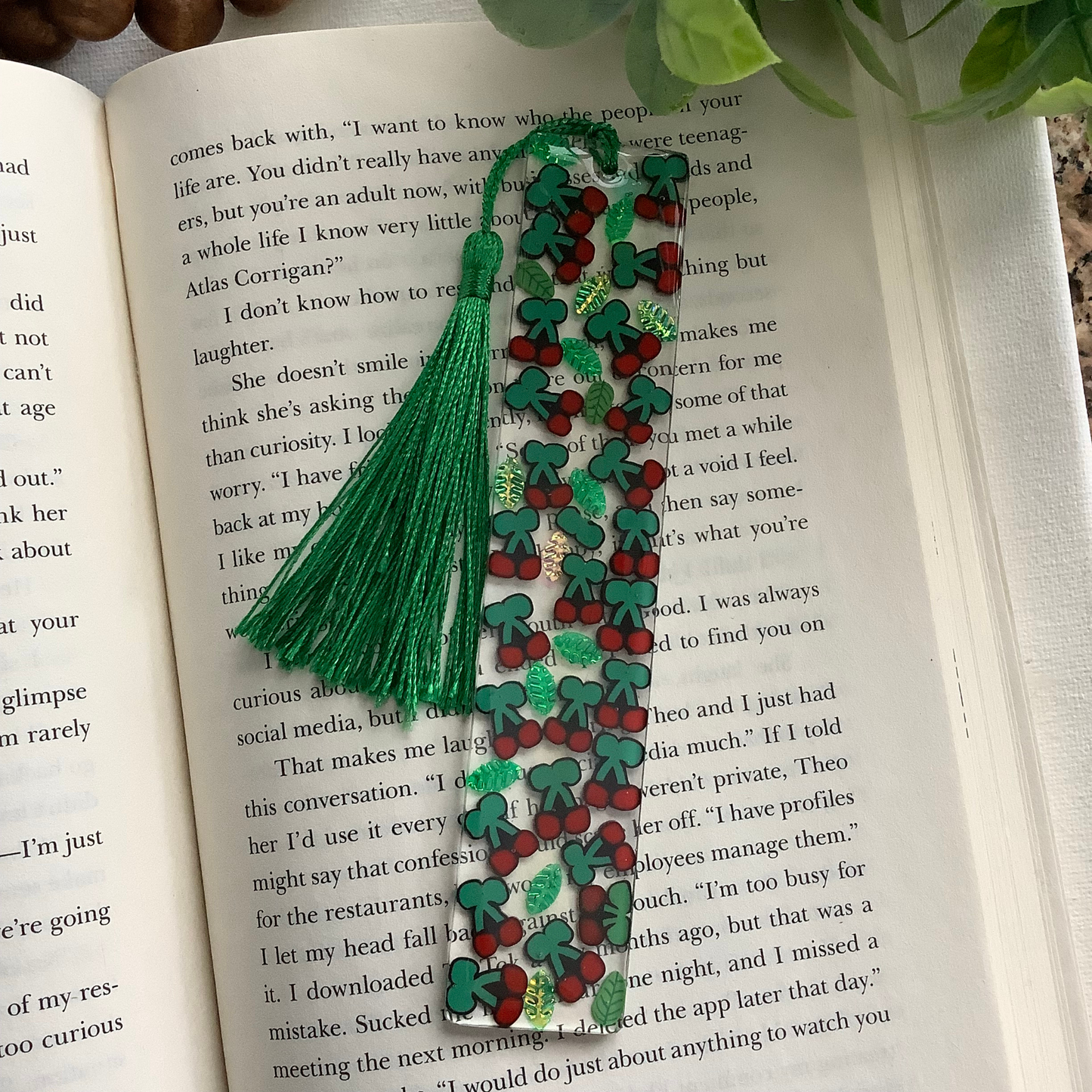 Cherries (Fruit) Resin Bookmark