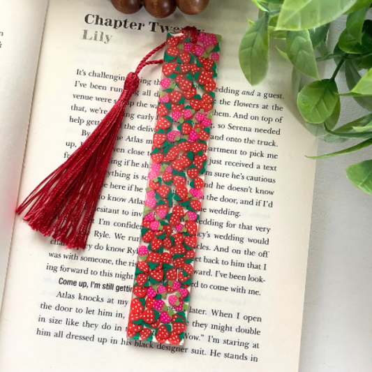 Berry Berry Resin Bookmark - Select Your Size