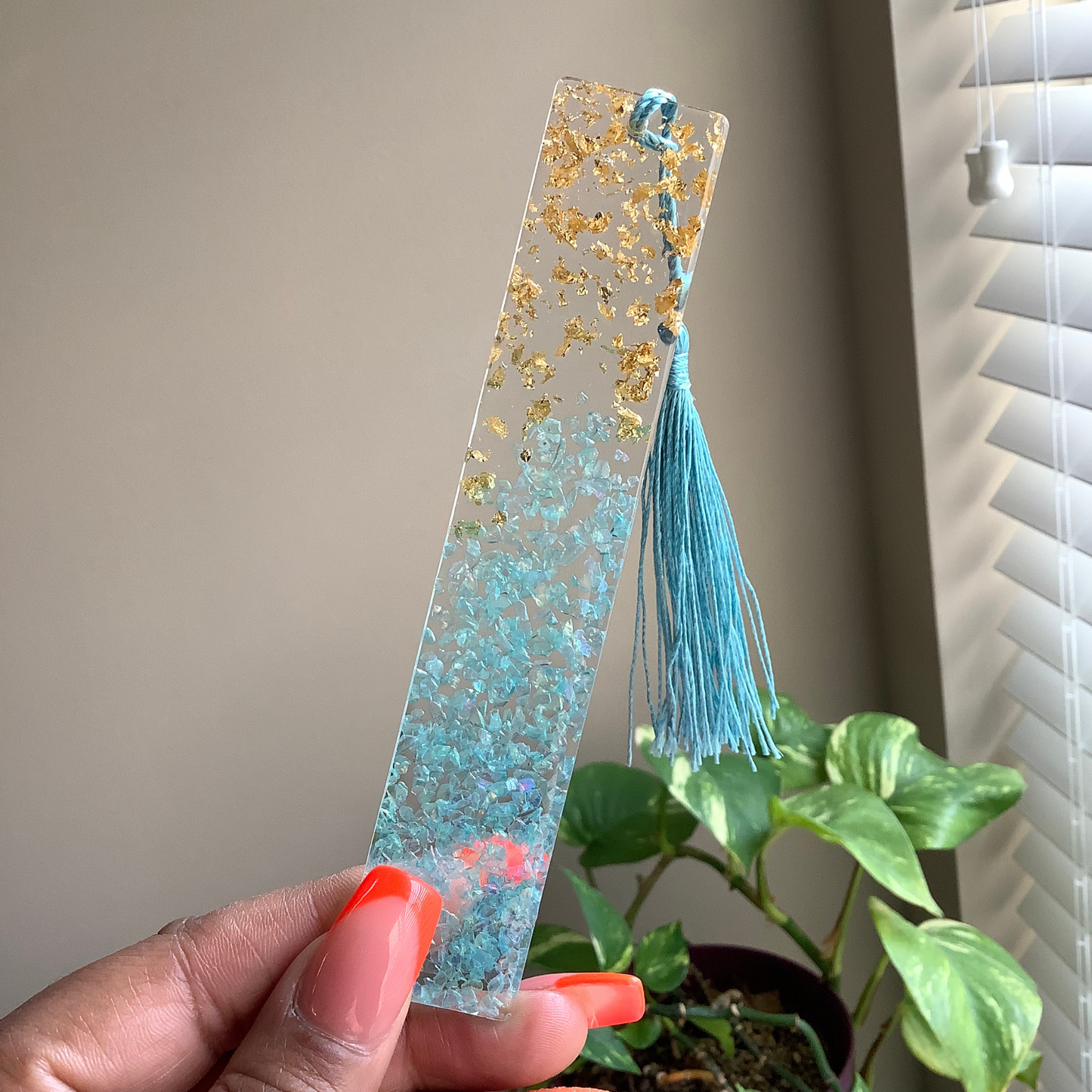 NEW COLORS! Gravel Resin Bookmarks