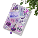 Fantasy Sticker Look Insert for Clear Case | Bookish Accessories