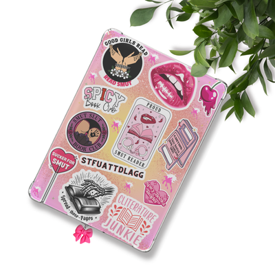 Smut Lover Sticker Look Insert for Clear Case | Bookish Accessories