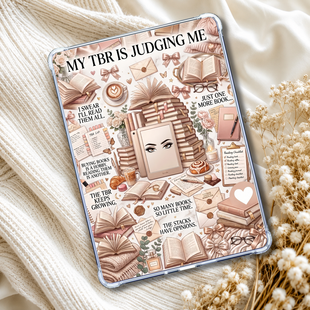 TBR Judging Kindle Insert eReader Case Decor | Accessories for Book Lovers