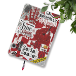 True Crime Sticker Look Kindle Insert for Clear Case | Bookish Accessories