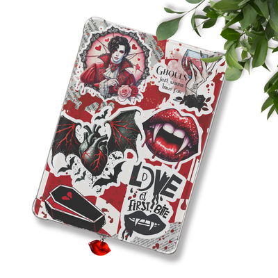 Vamp Love Sticker Look Insert for Clear Case | Bookish Accessories