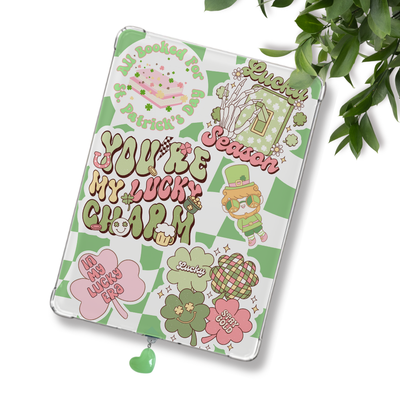 Lucky Reader Sticker Look  Insert for Clear Case | Bookish Accessories