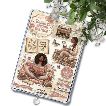 Journey Beyond the Page Black Girl: Kindle or eReader Decor for Book Lovers