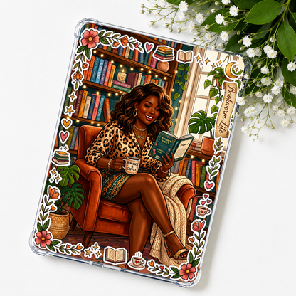 Plus Size Bookworm Life Kindle Insert eReader Case Decor | Accessories for Book Lovers