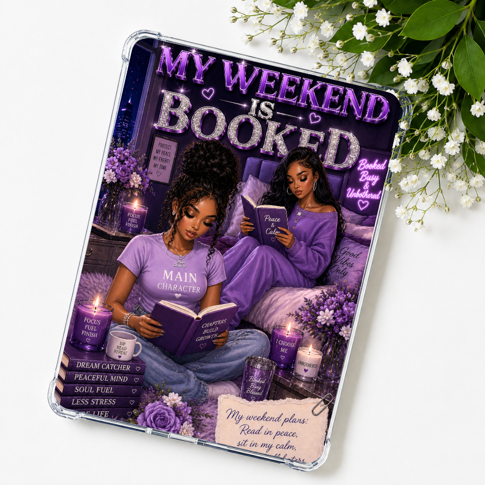 Latina Purple Weekend Booked Kindle Insert eReader Case Decor | Accessories for Book Lovers