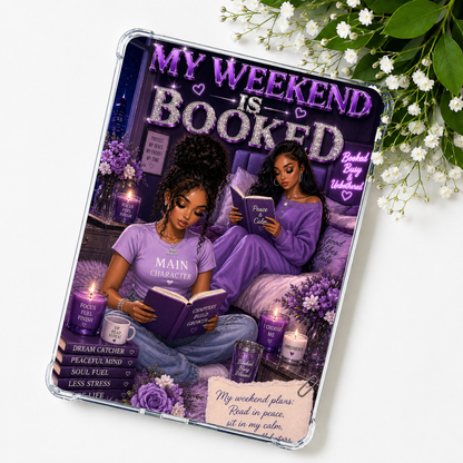 Latina Purple Weekend Booked Kindle Insert eReader Case Decor | Accessories for Book Lovers