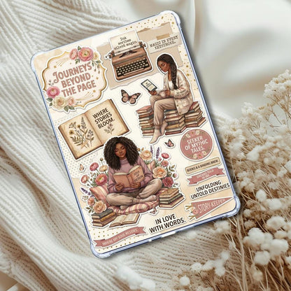 Journey Beyond the Page Black Girl: Kindle or eReader Decor for Book Lovers