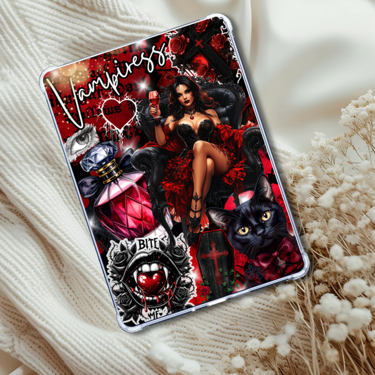 Vampiress Dark Vampire Romance Insert for Clear Case | Bookish Accessories