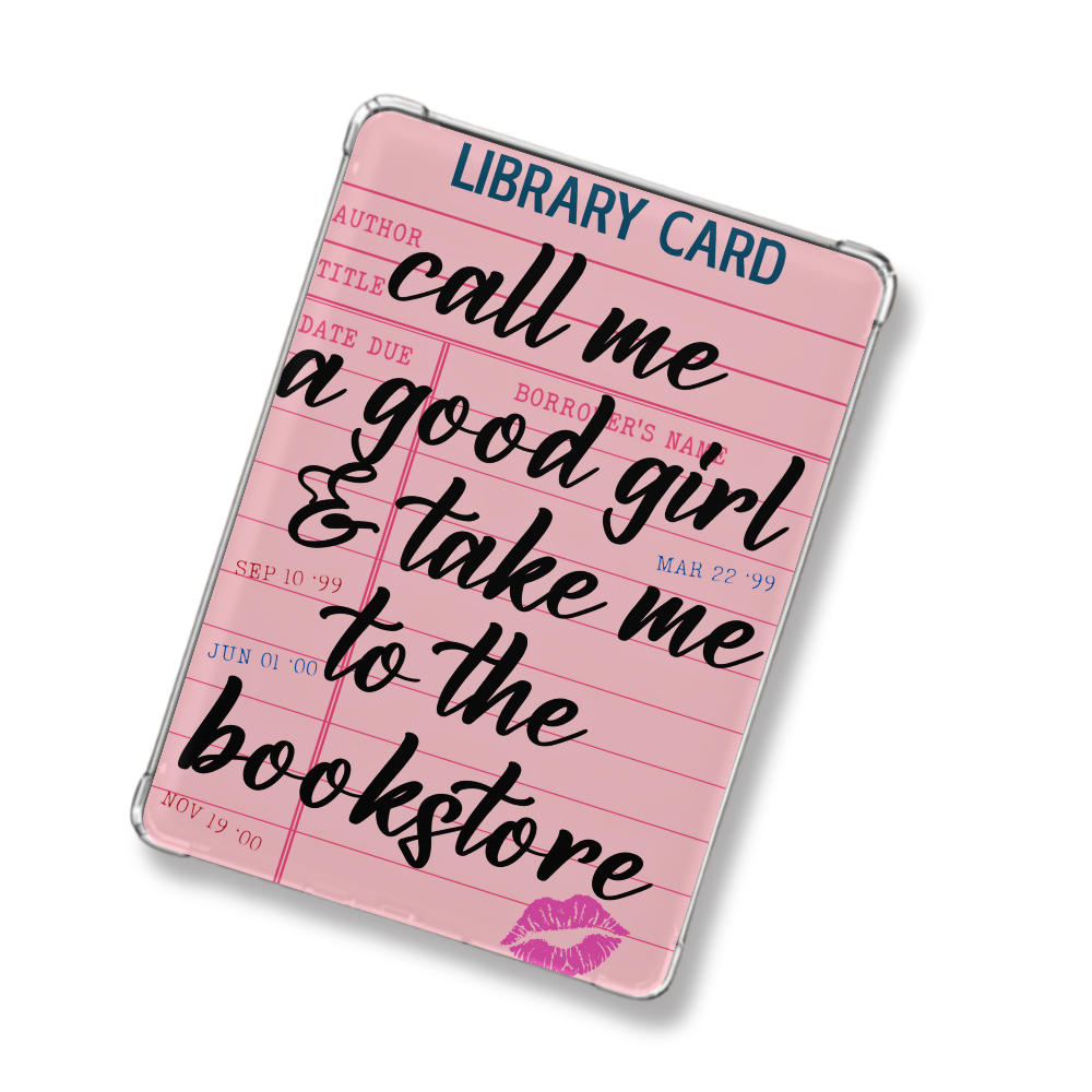 CMAGG Shimmery Holographic Sticker Look Kindle Insert for Clear Case | Bookish Accessories