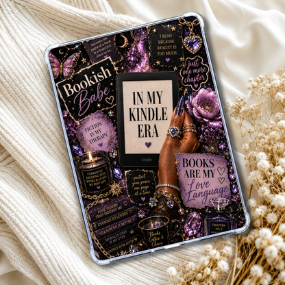 Amethyst Bookish Babe Kindle Insert or eReader Case Decor | Accessories for Book Lovers (Copy)
