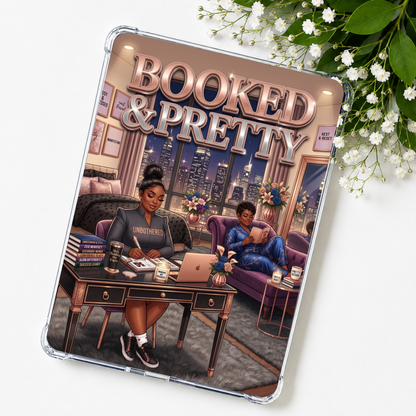 Plus Size Dusk Booked & Blessed Kindle Insert eReader Case Decor | Accessories for Book Lovers