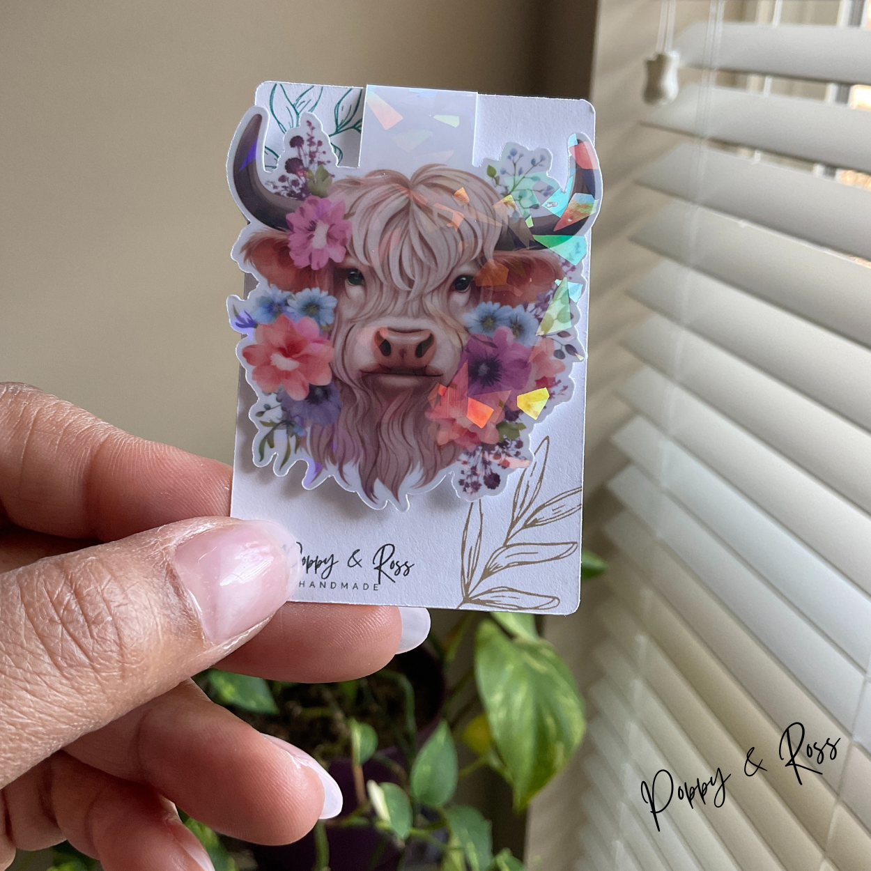 Highland Cows Magnetic Bookmark