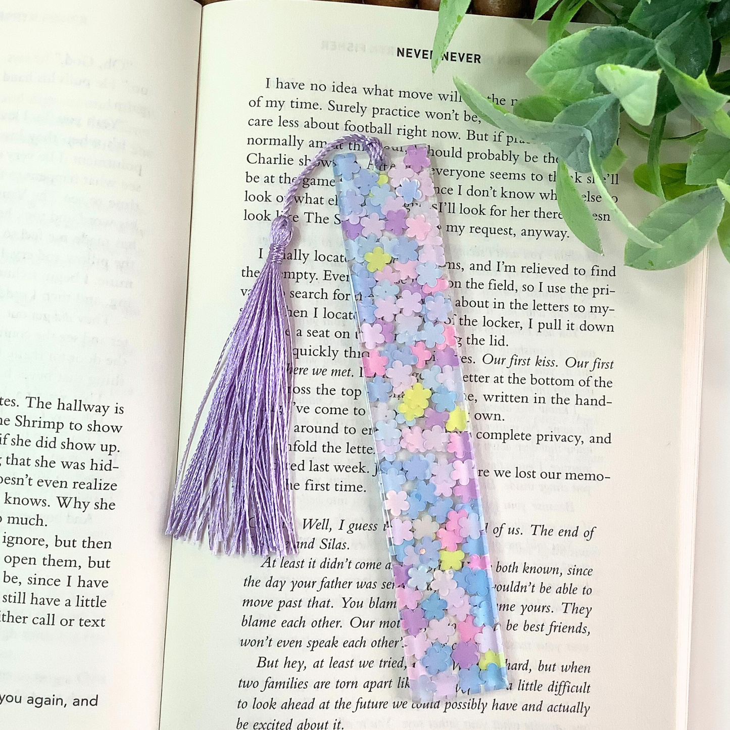 Petal Perfect Resin Bookmark