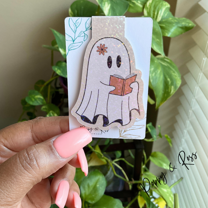 Ms. Ghost Reader Magnetic Bookmark