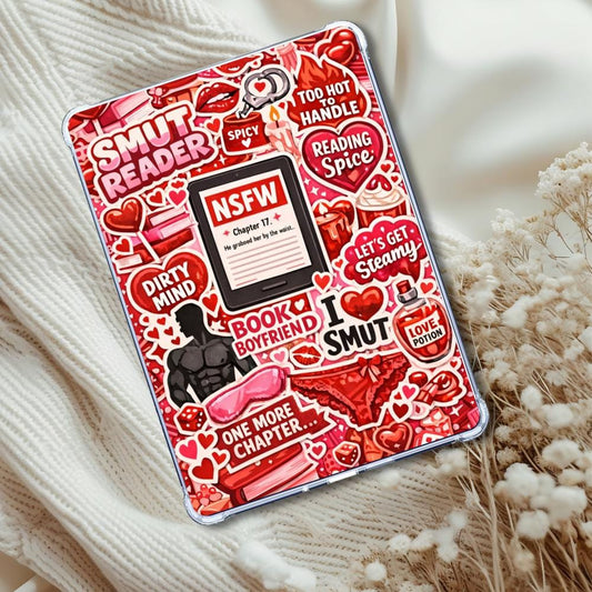 Red NSFW Reader: Kindle or eReader Decor for Book Lovers