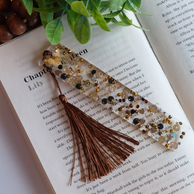 Champagne Sparkle Resin Bookmark | Bookish Accessories