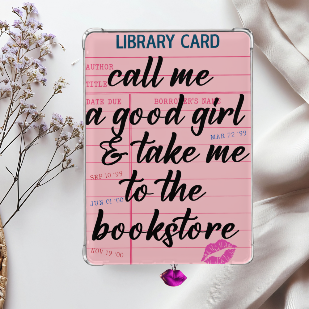 CMAGG Shimmery Holographic Sticker Look Kindle Insert for Clear Case | Bookish Accessories