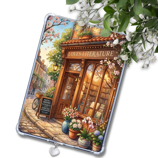 Loves Literature Summer Bookstore  Insert: Kindle or eReader Decor for Book Lovers
