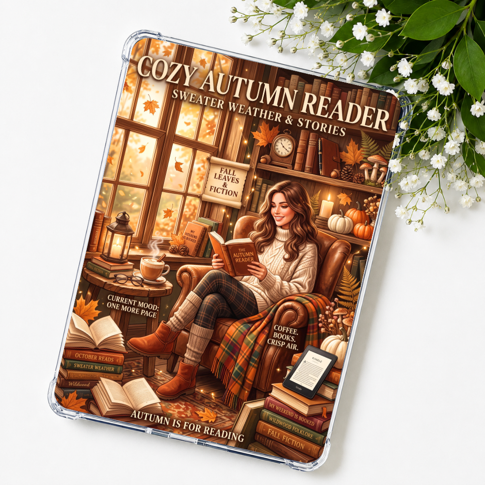 Fall Reader Kindle Insert eReader Case Decor | Accessories for Book Lovers