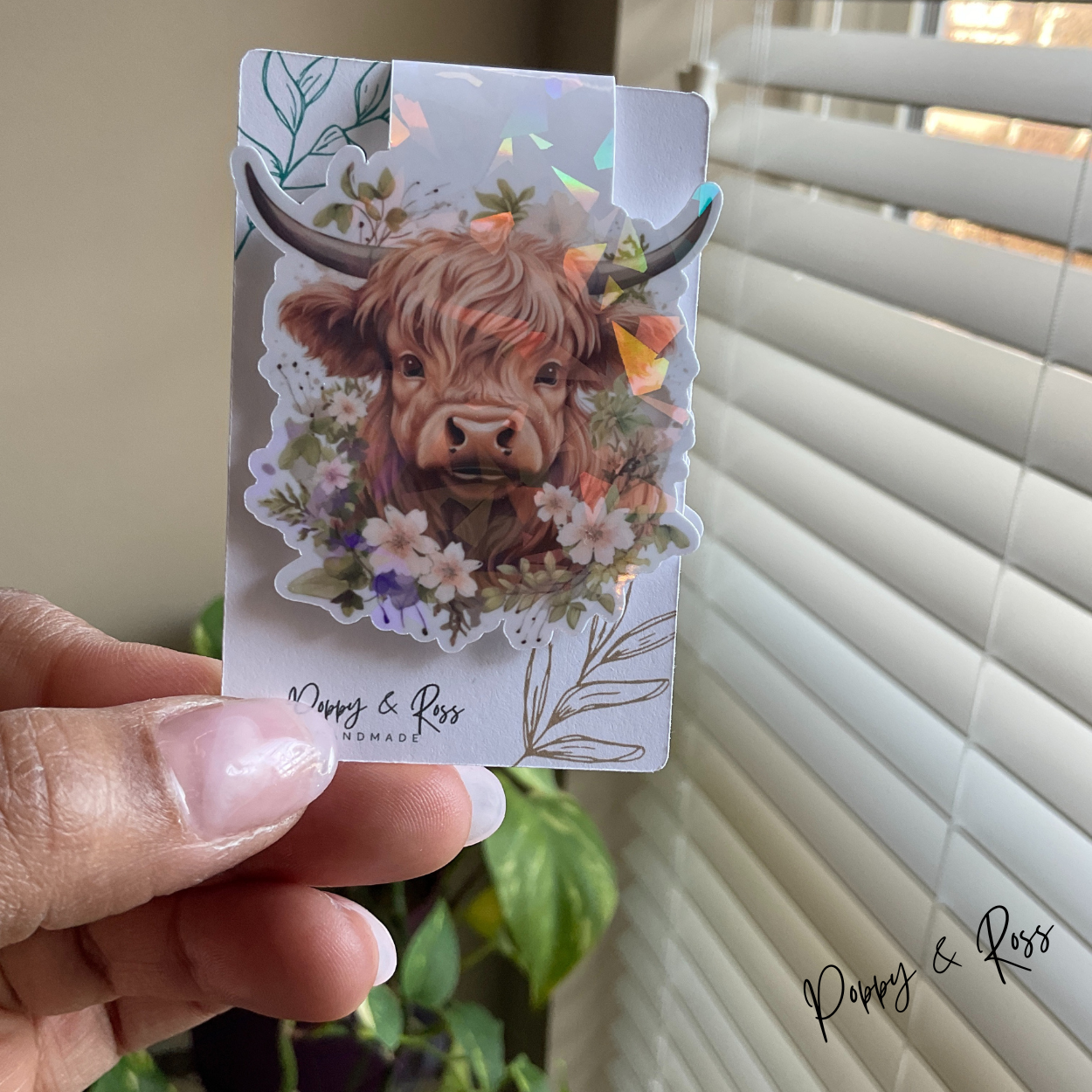 Highland Cows Magnetic Bookmark