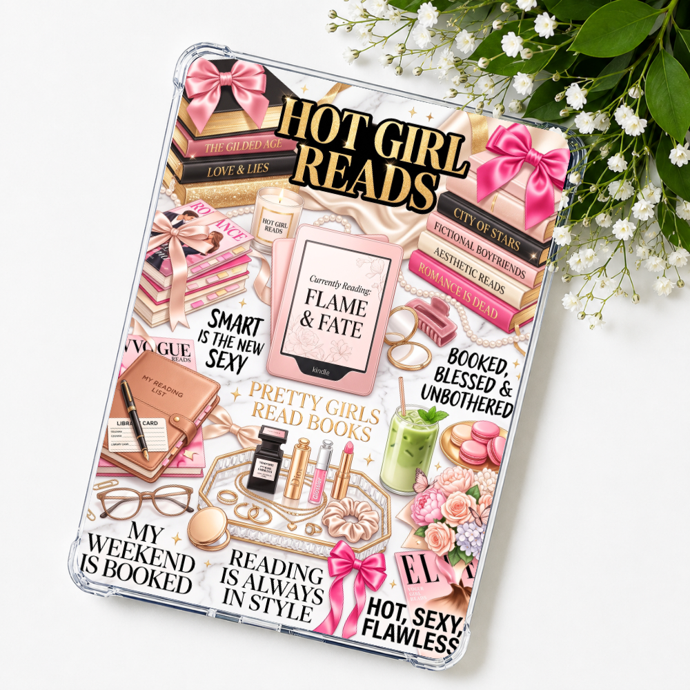 Luxe Hot Girl Kindle Insert eReader Case Decor | Accessories for Book Lovers