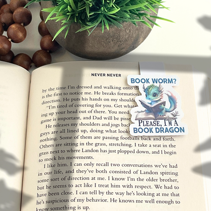 Book Dragon Magnetic Bookmark