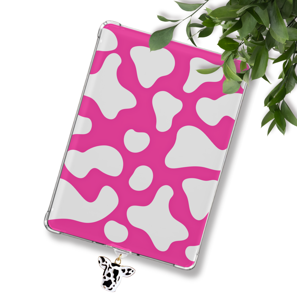 Cow Print Kindle Insert for Clear Case | Bookish Accessories