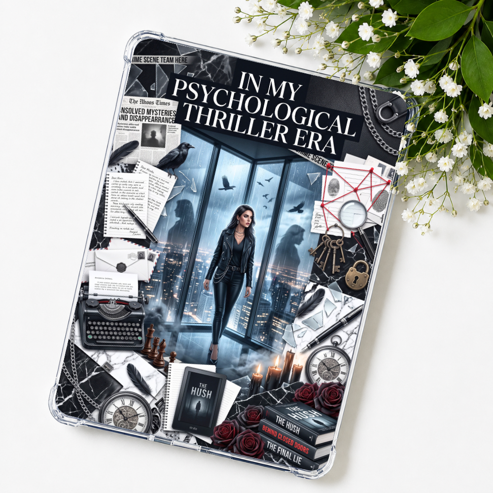 Psychological Thriller Kindle Insert eReader Case Decor | Accessories for Book Lovers