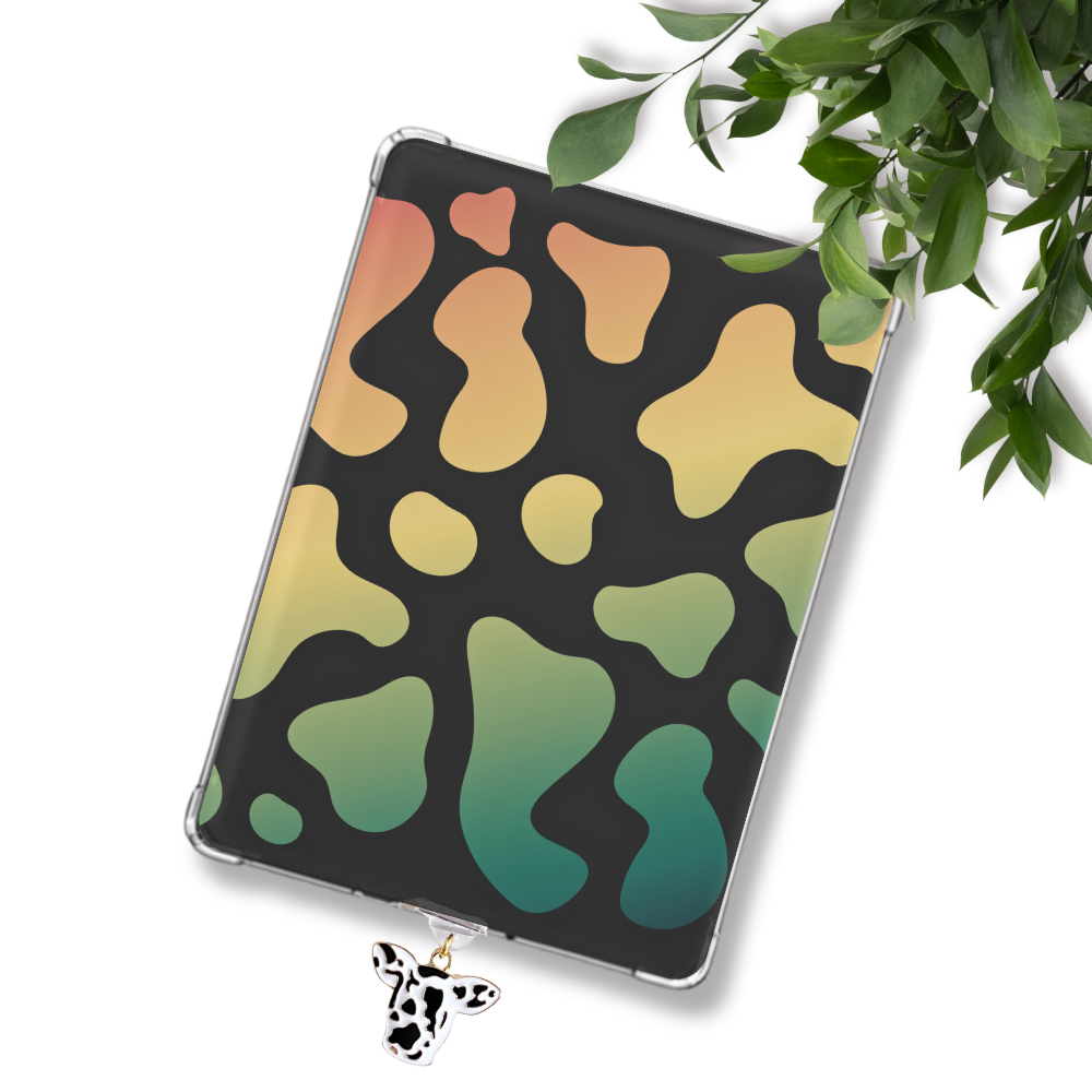 Cow Print Kindle Insert for Clear Case | Bookish Accessories