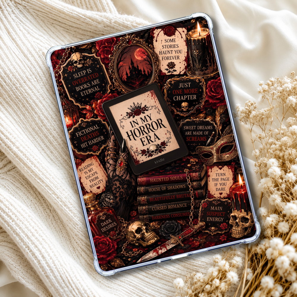 Queen of Horror Kindle Insert or eReader Case Decor | Accessories for Book Lovers (Copy)