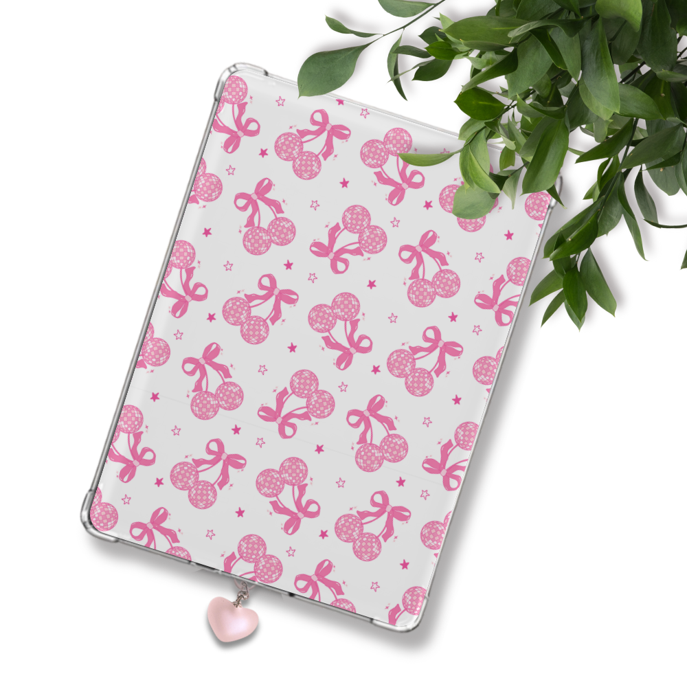 Cherries & Bows Kindle Insert for Clear Case | Bookish Accessories