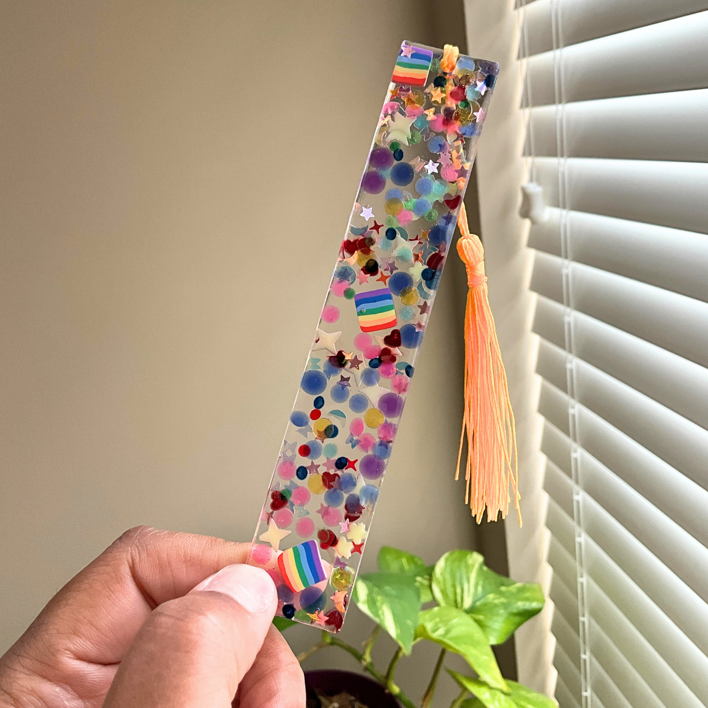 Rainbow Pride Collection (Glow in the Dark) Resin Bookmark