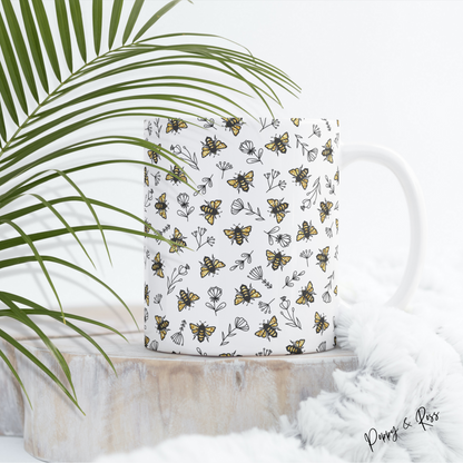 Bumble Bees Coffee Mug 15 Oz