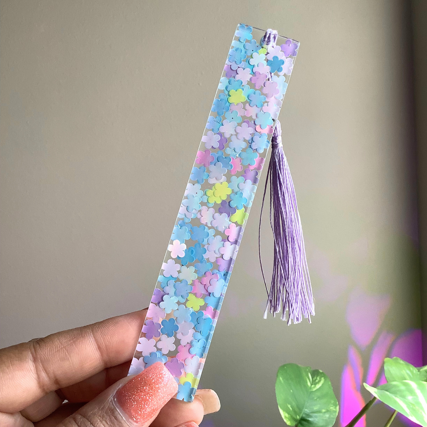 Petal Perfect Resin Bookmark