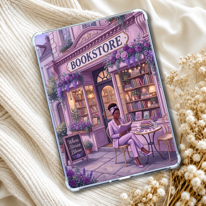 Purple Metro Reader Melanin Insert eReader Case Decor | Accessories for Book Lovers
