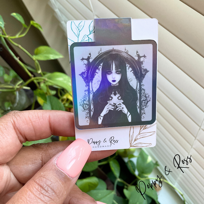 Goth Girl Magnetic Bookmark