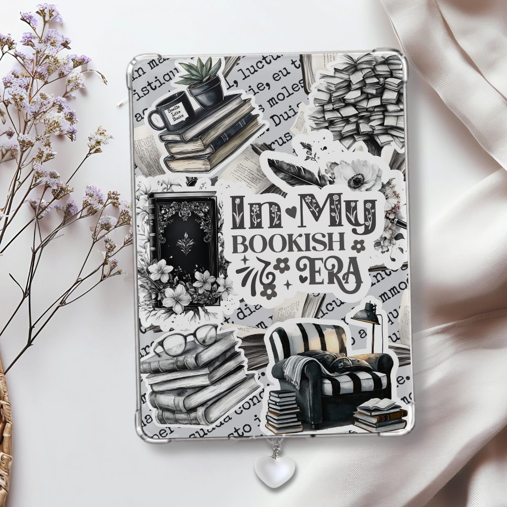Book Boss Babe Sticker Look Insert for Clear Case | Bookish Accessories