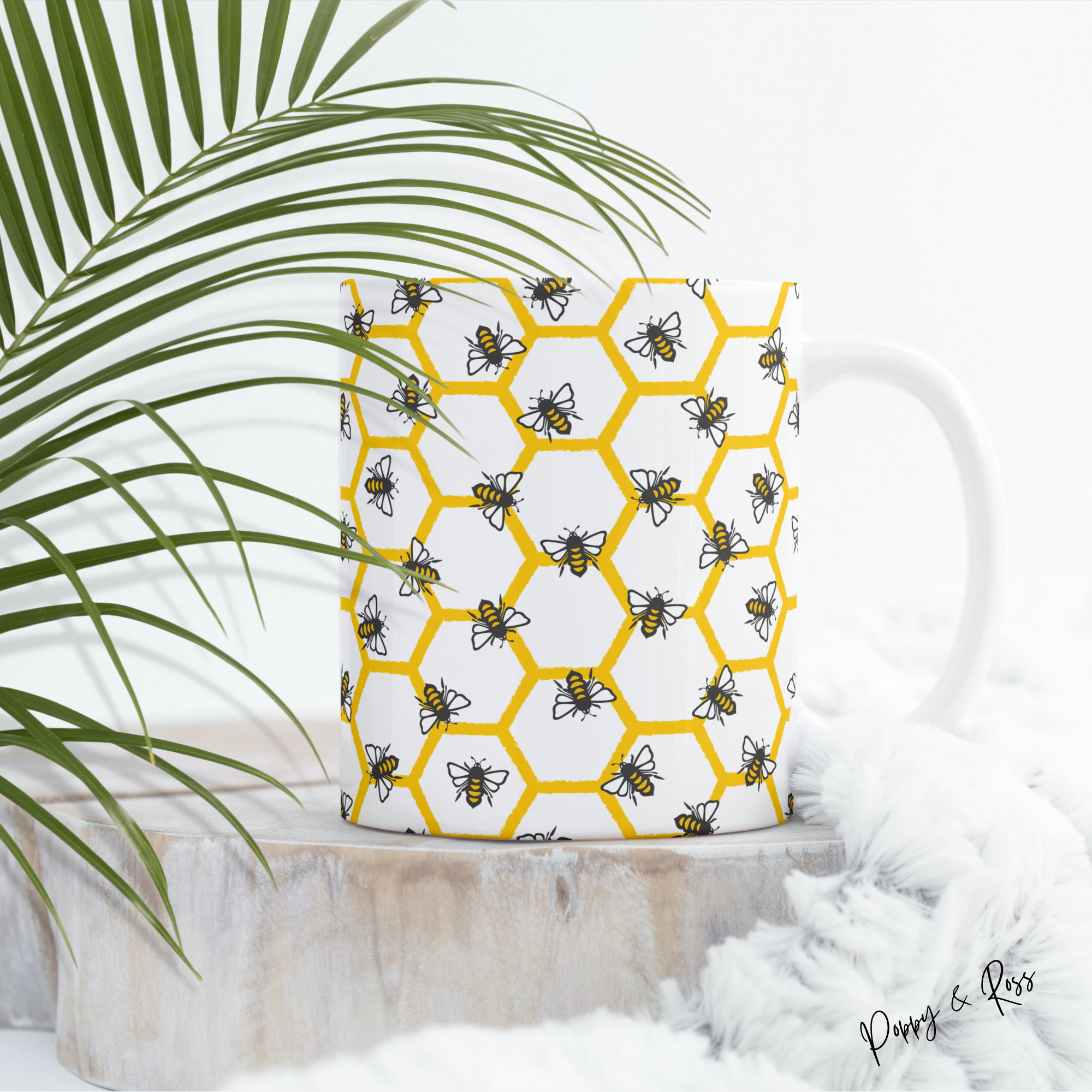 Bumble Bees Coffee Mug 15 Oz