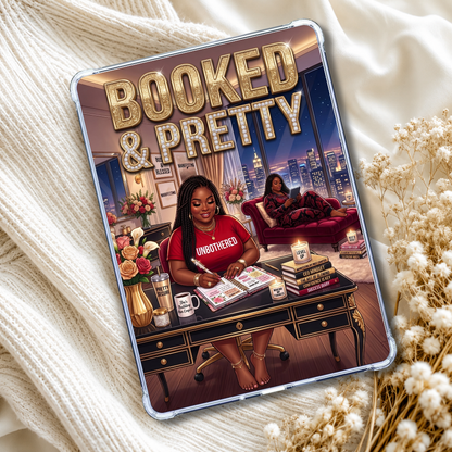 Plus Size Red Booked & Blessed Kindle Insert eReader Case Decor | Accessories for Book Lovers